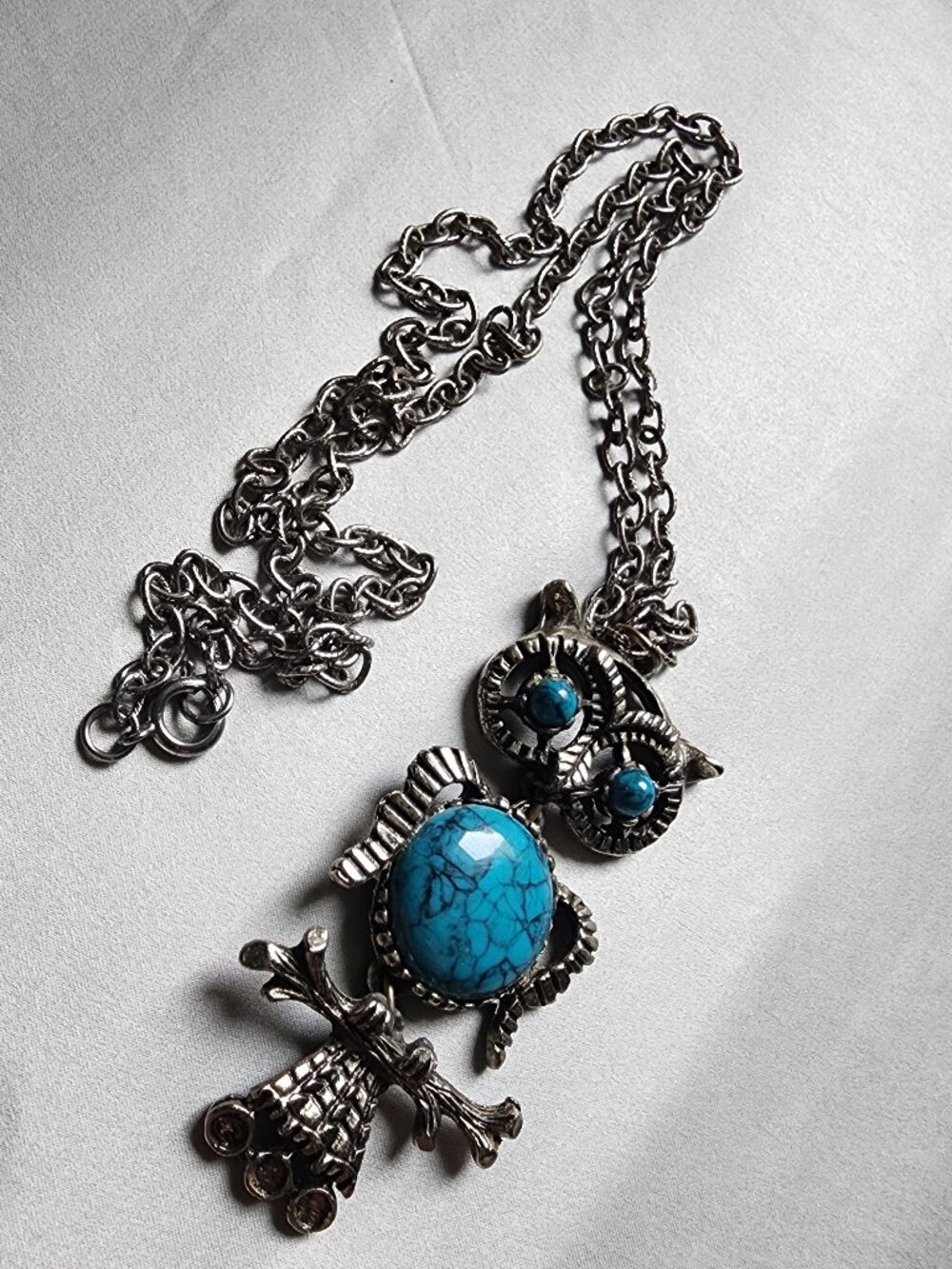 Vintage Necklace Inspired Owl Statement - Picture 4 of 4
